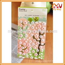 2016sakura&heart shape custom cute japanese sticker